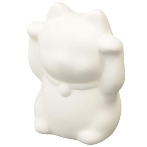 お絵かき招き猫 両手上げ 1個販売 招福招き猫 お絵かき陶器 縁起物