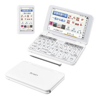 シャープ カラー電子辞書 ブレーン (PW-A1-W) ホワイト系 : y539-22 