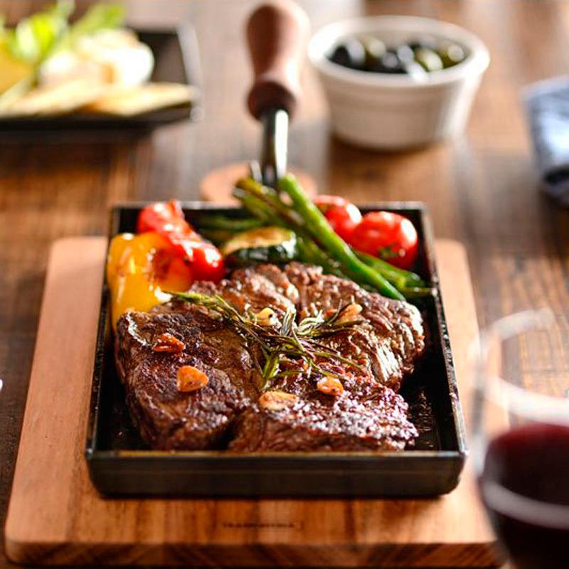 大人の鉄板 鉄板小 蓋付き OTS8100 鉄フライパン 厚板 ステーキ グリル