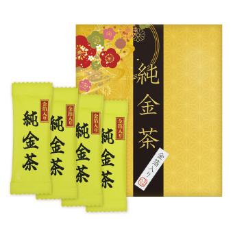 50個以上販売 純金茶 4袋入り Jー20 金箔入りのめでたい梅茶 年末年始 