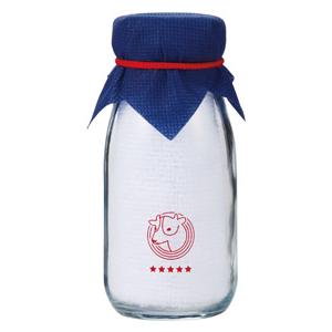 牛乳瓶入りハンカチタオル 72個単位販売 懐かしさを感じるレトロ風の