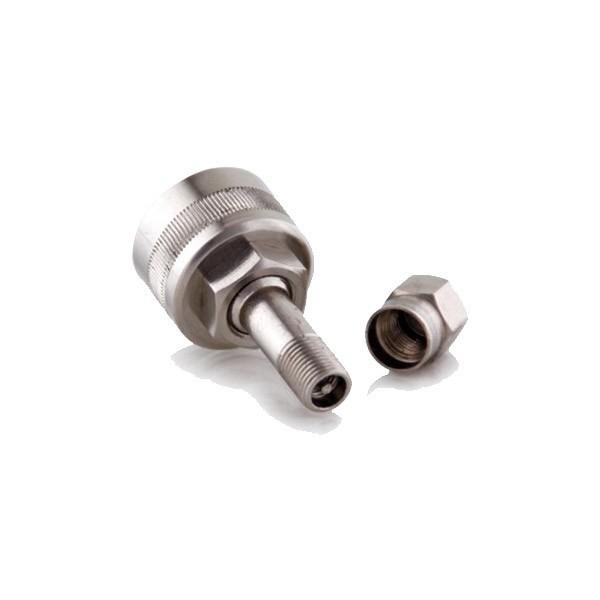 アウトドア キャンプ BBQ グランピング 登山 PETROMAX ペトロマックス HK500用 ポンプアダプター ニッケル/ブラス 12411 | Petromax | 01