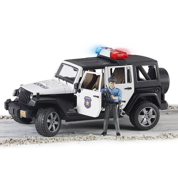 おまけ付) ブルーダー Jeep パトカー(フィギュア付き) BR02526