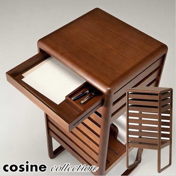 (プレゼント付) コサインコレクション cosine collection エアーズ スリムチェスト CT-01CW 電話台 おしゃれ スリム 木製 旭川家具