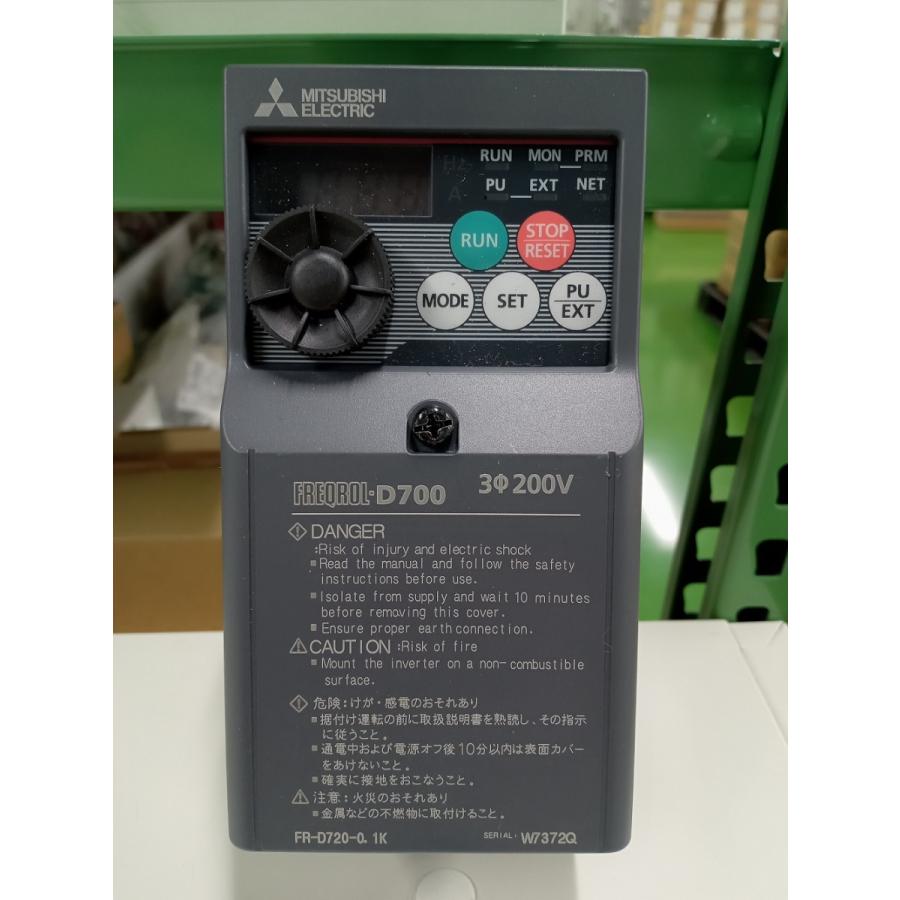 三菱電機 インバータ FR-D720-0.1k 4台セット-