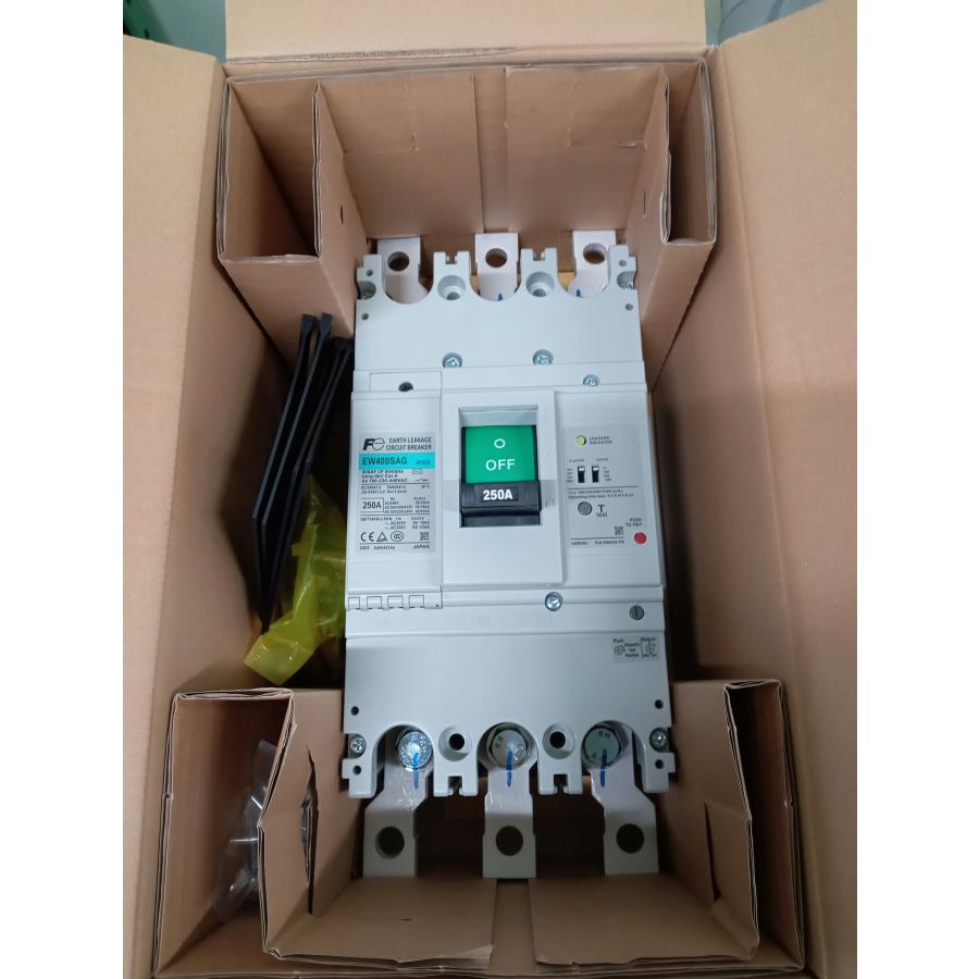 送料無料】漏電遮断器 EW400SAG 時延形 富士（3P 400AF 250AT 100/200