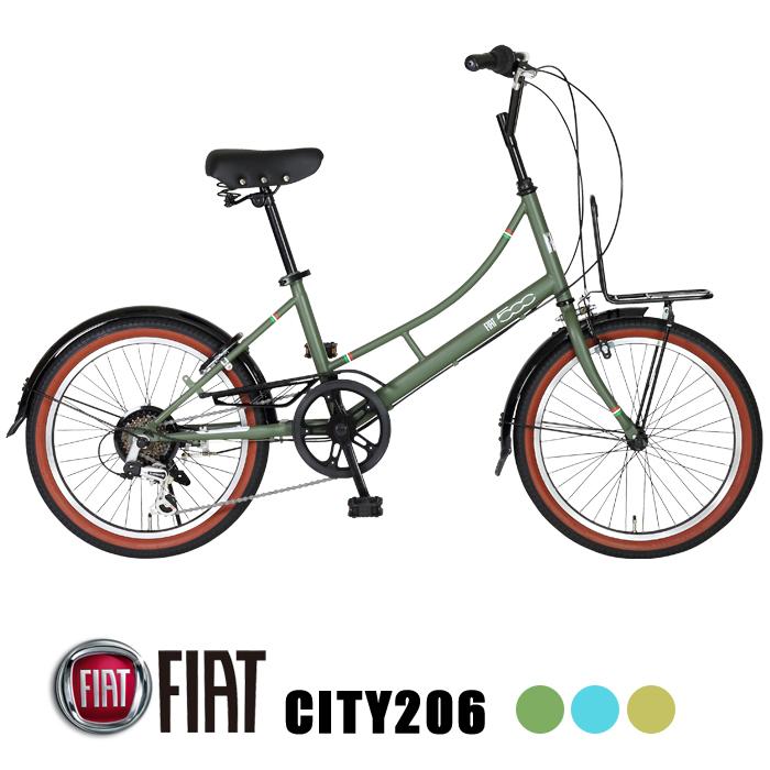 FIAT FAIT(フィアット) CITY206 シティサイクル 20インチ 6段 FIAT FAIT(フィアット) CITY206 シティサイクル 20インチ 6段