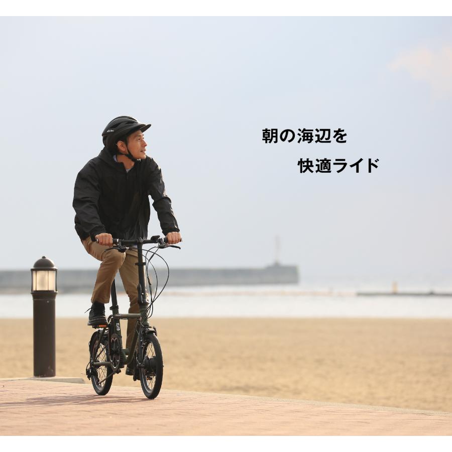 HARRY QUINN Liverpool163E 16インチ ミニベロ電動アシスト自転車 セミ