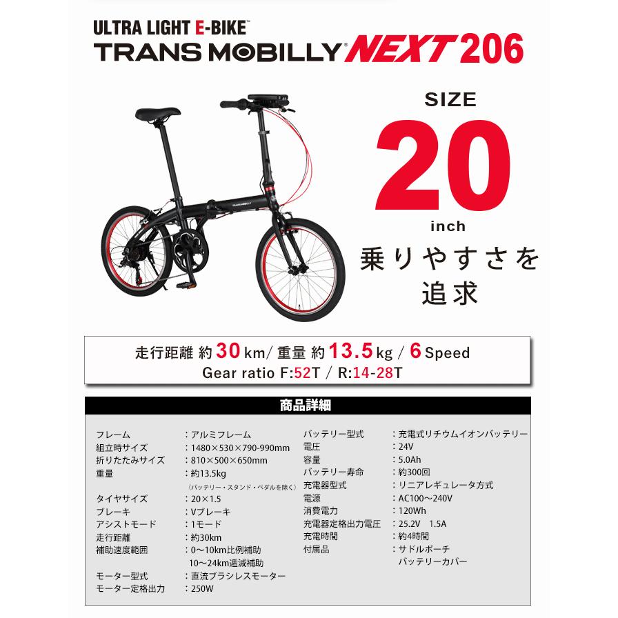 旅にでよう輪行セット2（電動）軽量折りたたみ電動アシスト自転車 20