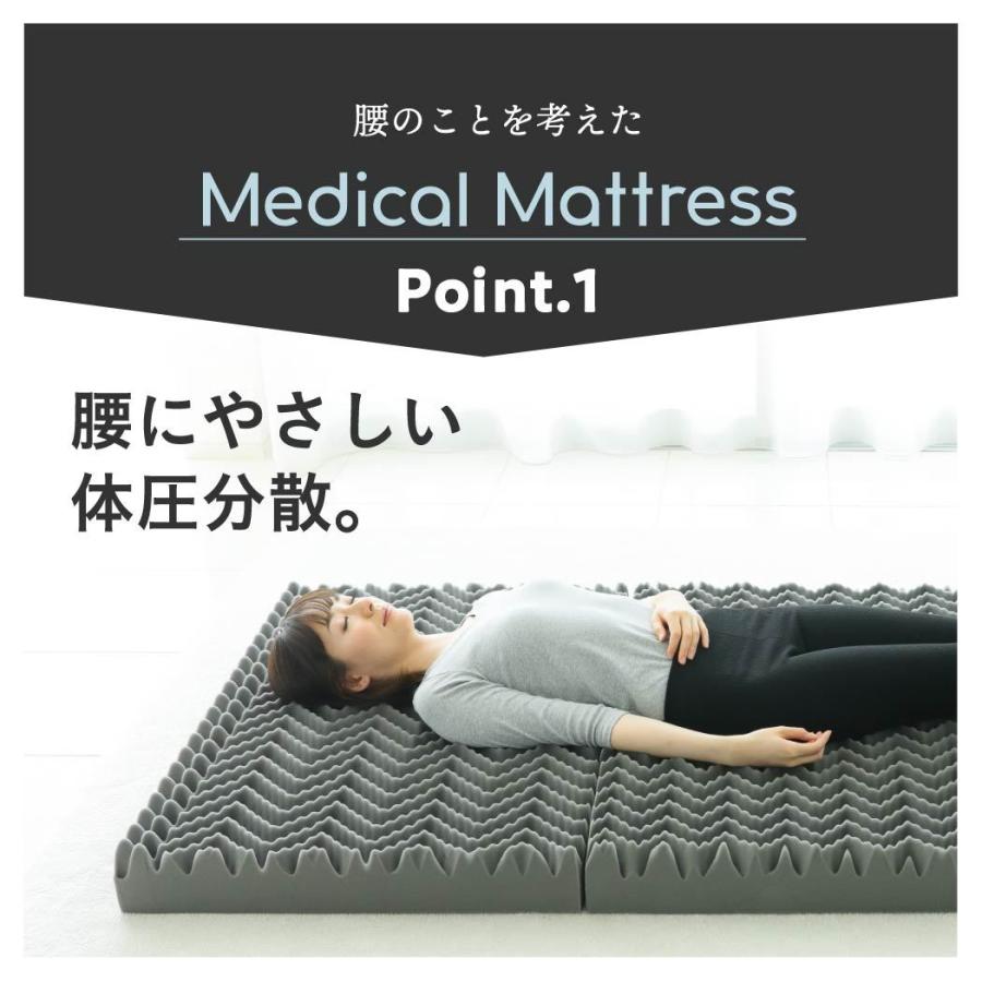 Medical Mattress メディカルマットレス ダブル RAKUNA Amazon.co.jp