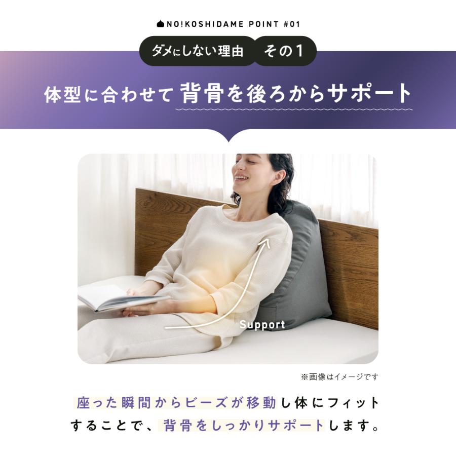 ベッド 背もたれ 後付け クッション 三角 自立 三角枕 三角クッション