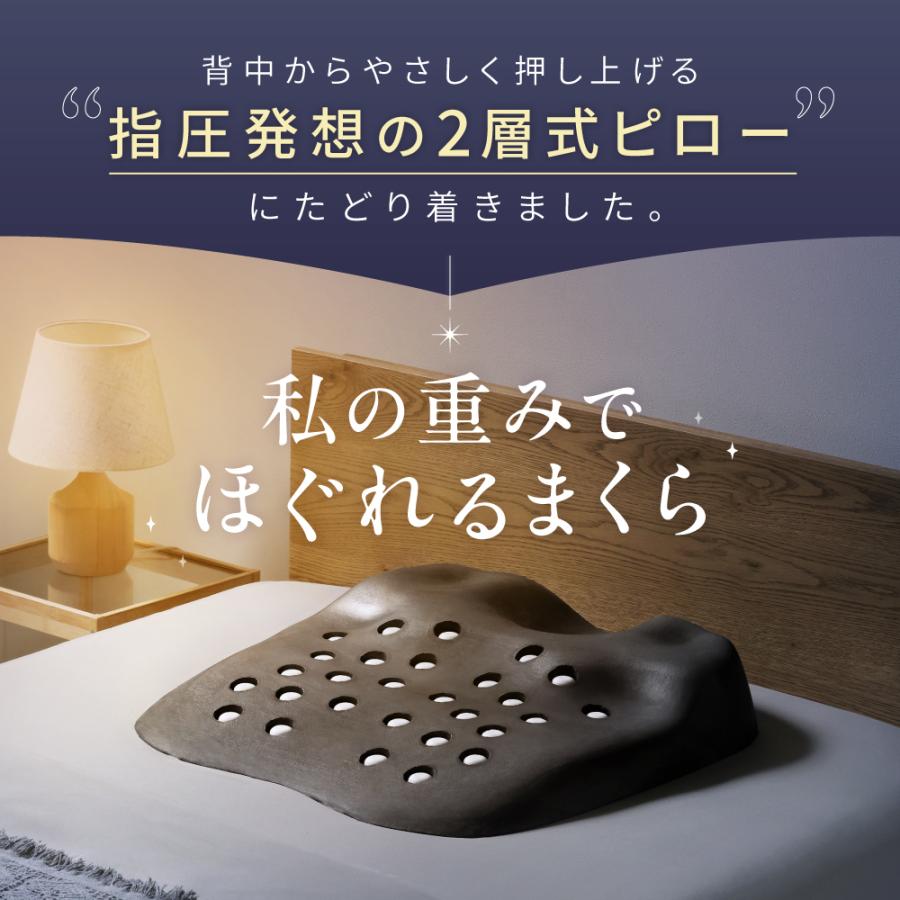 枕 まくら 癒し〜ぷ共同開発 指圧 快眠枕 肩こり 首こり 背中 安眠