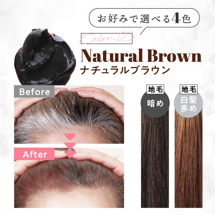 Natumee 白髪染め クリームシャンプー オールインワン オーガニック 4