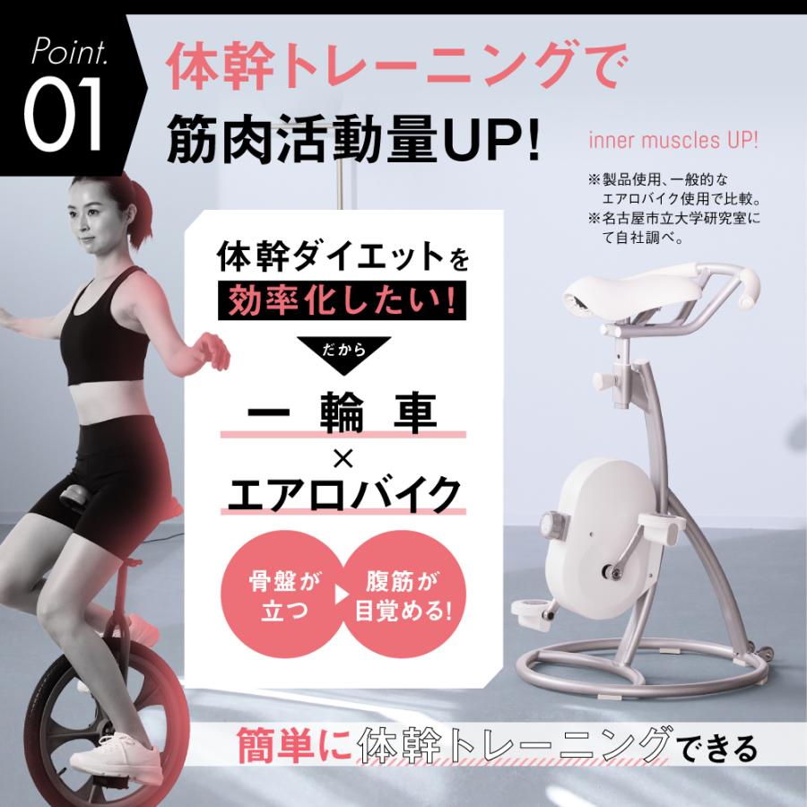 BEAXIS（ビーアクシス） フィットネスバイク エアロバイク コンパクト