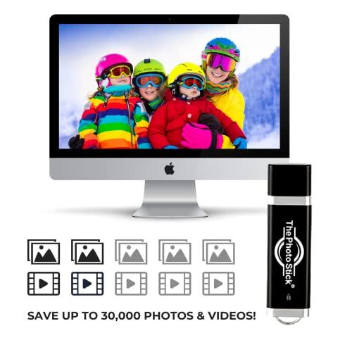 ThePhotoStick　1.0　(128GB)　簡単、ワンクリックで写真とビデオのバックアップ。