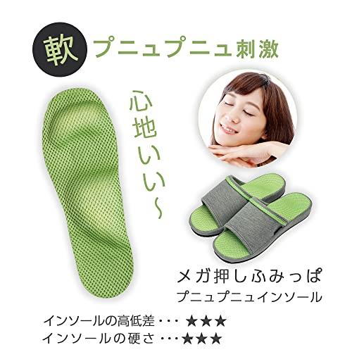 アルファックス 健康スリッパ メガ押しふみっぱ ピンク(グイグイインソール)｜ibis-shop｜05