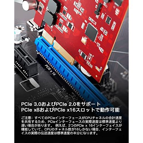 優遇価格 Inateck 16Gbps PCIe-USB 3.2 Gen 2拡張カード、6つ のUSB Type-Aポートと2つのUSB Type-Cポート、K