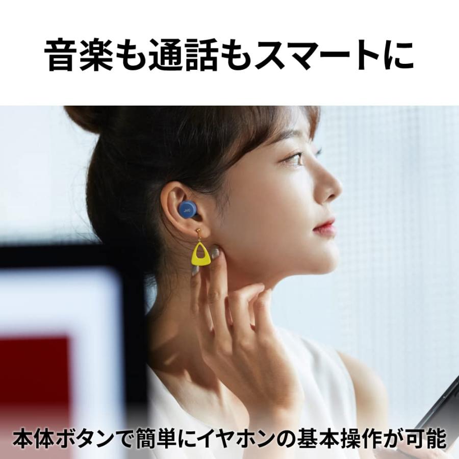 JVCケンウッド JVC HA-A5T-B ワイヤレスイヤホン Bluetooth ブラック カナル型 最大15h再生 生活防水 小型 軽量 音量調節｜ibis-shop｜05