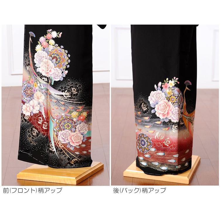 留袖 レンタル 黒留袖レンタルフルセット8AA5 着物 結婚式 貸衣装 着物