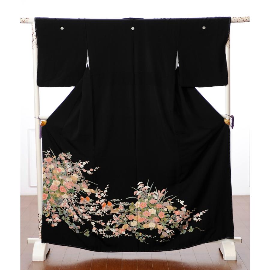 留袖 レンタル 黒留袖 フルセット 着物 結婚式 貸衣装 着物レンタル 黒留袖レンタル 加賀調 153cm 170cm位まで 30代 60代向き 8aa0056 宅配レンタル衣裳アイビス 通販 Yahoo ショッピング