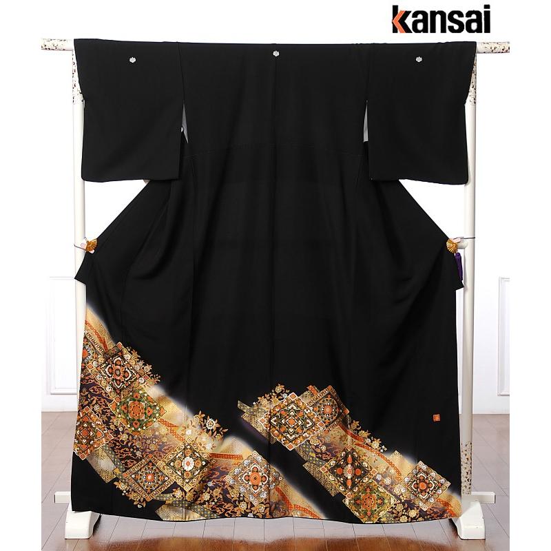 専用♡ 世界的ファッションデザイナー山本寛斎黒留袖・礼装用袋帯2点セット♡ 専用♡ 世界的ファッションデザイナー山本寛斎黒留袖・礼装用袋帯2点セット