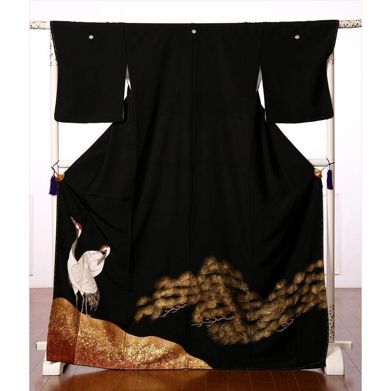 黒留袖レンタルフルセット8AA74 レンタル留袖 着物レンタル