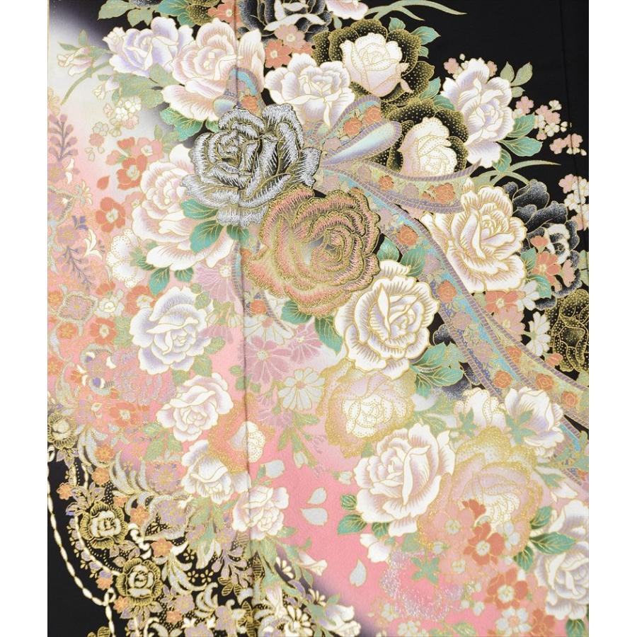 桂由美 YUMI KATSURA 留袖 レンタル 黒留袖 フルセット 結婚式 江戸妻 バラ咲く庭 母親 桂由美 YUMI KATSURA 留袖 レンタル 黒留袖 フルセット 結婚式 江戸妻 母親