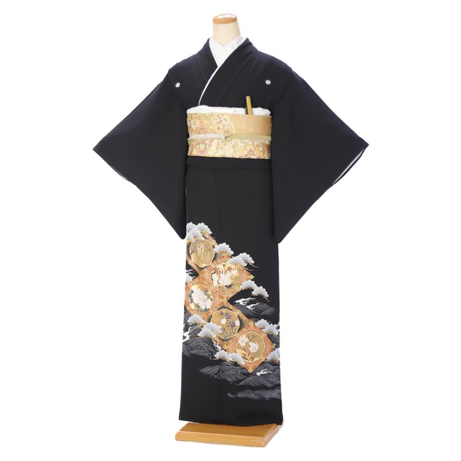 留袖 レンタル 留袖レンタル 着物レンタル レンタル着物 黒留袖レンタルフルセット 結婚式 江戸妻 150cm〜170cm位まで 8AA0222 結婚式 留袖 レンタル 留袖レンタル 着物レンタル レンタル着物 黒留袖レンタルフルセット 江戸妻