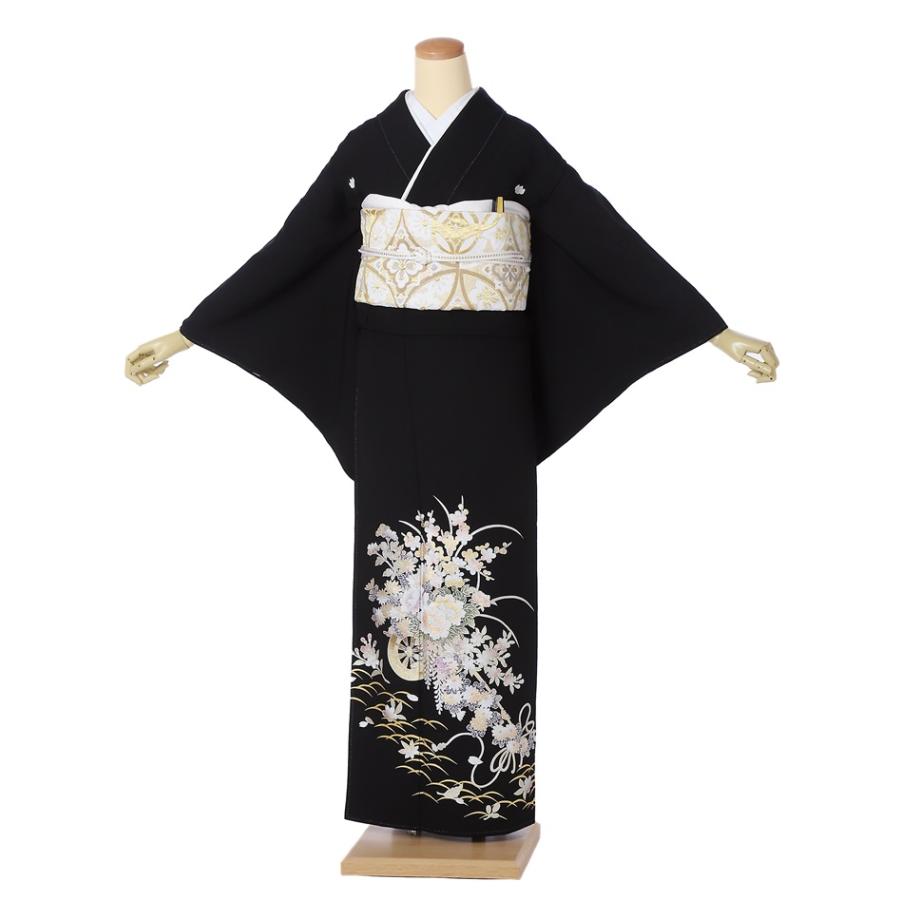 和田光正 特撰黒留袖 8AA0256 黒留袖 レンタル 留袖レンタル 着物