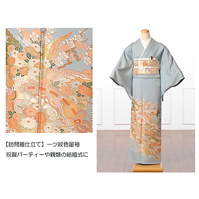 色留袖 留袖 レンタル フルセット 着物 訪問着 一つ紋 結婚式 親族衣裳 熨斗目柄 8ab0002 宅配レンタル衣裳アイビス 通販 Yahoo ショッピング