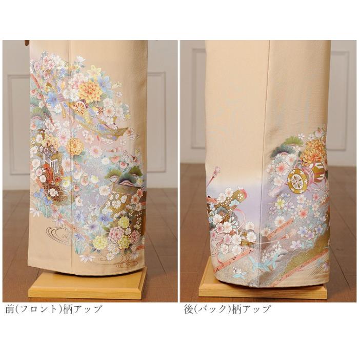 色留袖 レンタル 留袖 フルセット 比翼仕立て 五つ紋 結婚式 貸衣装