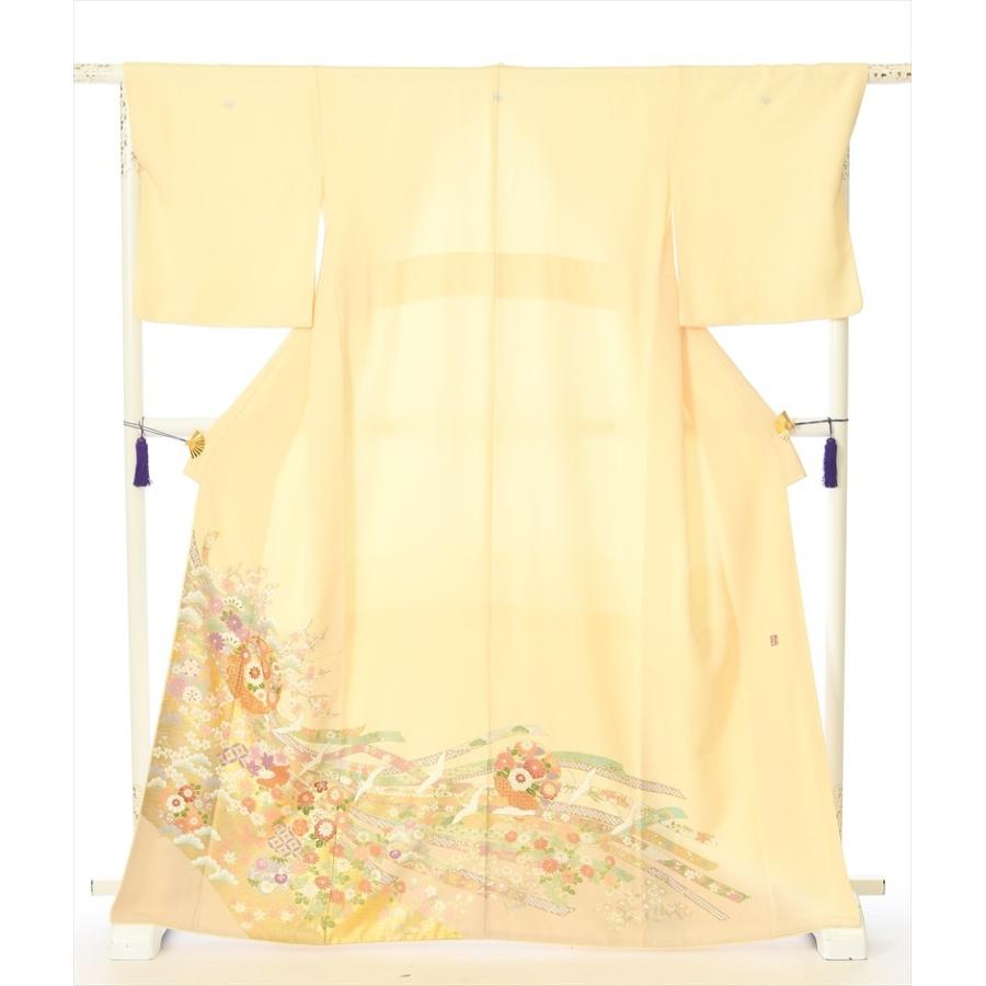 色留袖 留袖 レンタル フルセット 桂由美 花雪輪 結婚式 五つ紋