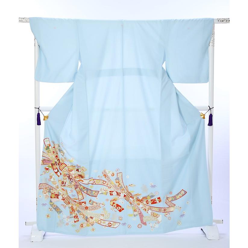 極美品 小学生 卒業式 袴 着物 牡丹 花刺繍 セット 着物用