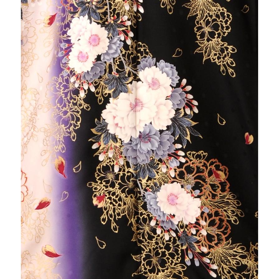 振袖フルセット花柄 振袖 成人式 正絹 Luxjewel
