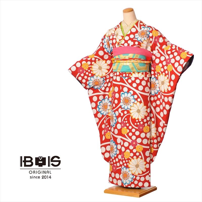 アイビスオリジナル 振袖レンタル(2月〜12月上旬)8ACB93 謝恩会 卒業式 結婚式 振袖レンタル レトロ振袖 ふりそで アンティーク フラワー 150cm〜168cm 爆買