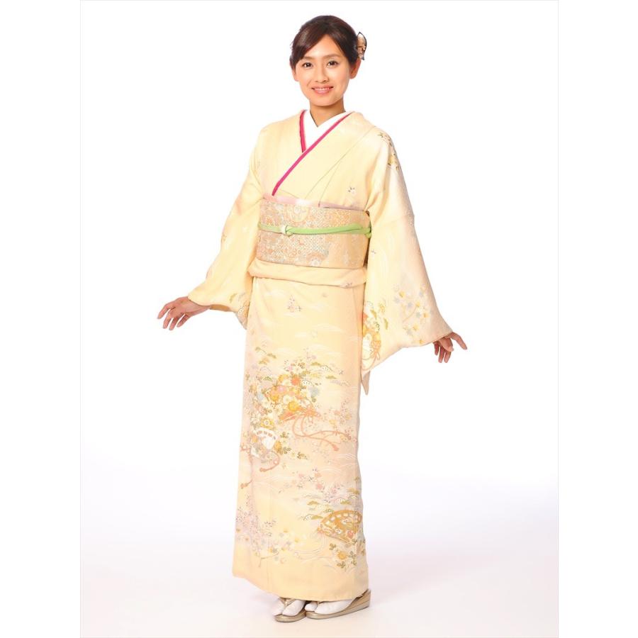 訪問着 正絹 霞四季花模様 身丈157.5cm 裄丈65.5cm 訪問着 リサイクル 着物 結婚式 入学式 卒業式 b4100 訪問着 正絹 霞四季花模様 身丈157.5cm 裄丈65.5cm 訪問着 リサイクル