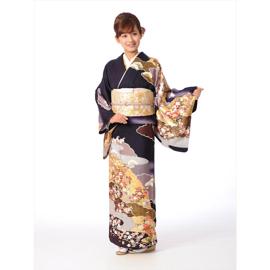 正絹訪問着レンタルフルセット8AD122 レンタル訪問着 正絹 結婚式 