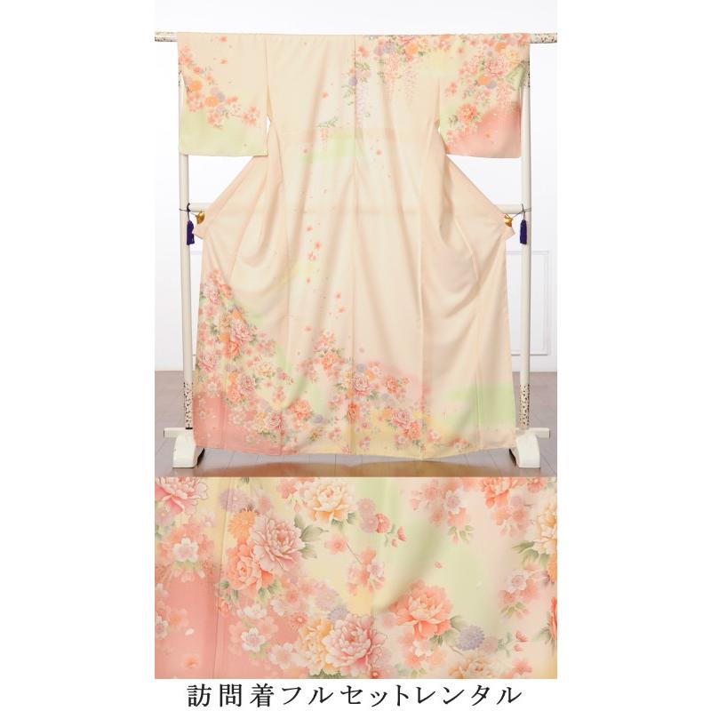 訪問着　フルセット！ ジャパンスタイル 訪問着レンタルフルセット8AD178/レンタル訪問