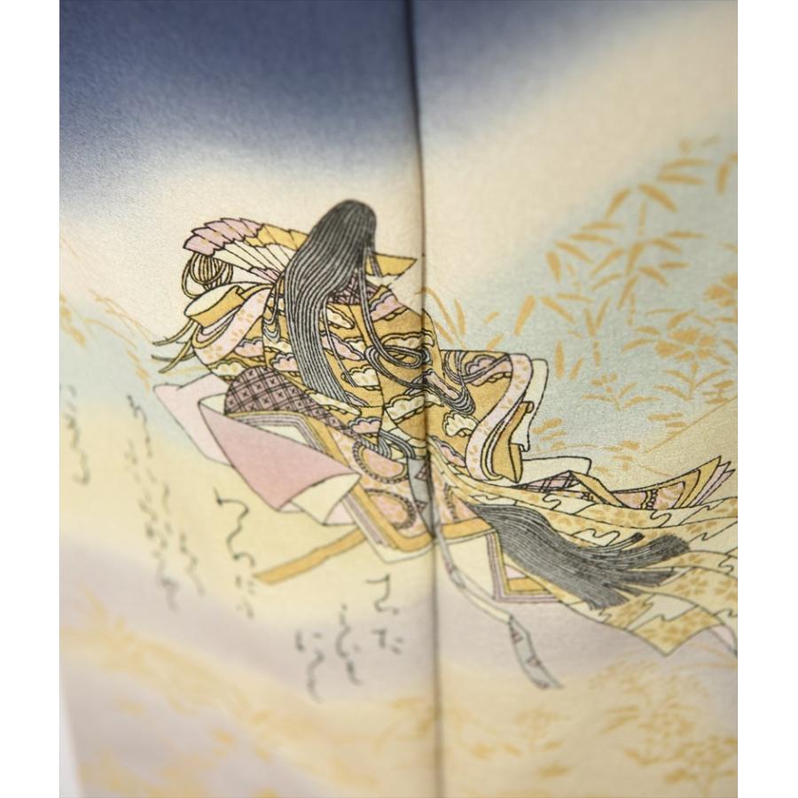 訪問着 レンタル 正絹訪問着レンタル フルセット 8AD339 源氏物語  