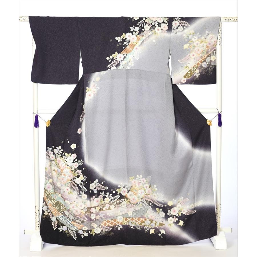 正絹訪問着 レンタル フルセット 高級正絹 訪問着 HO-MI087 桜色 夾竹桃 桜 結婚式