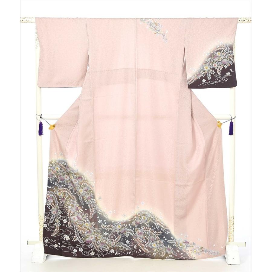 訪問着セット ピンクベージュ 辻ヶ花- 訪問着セット ピンクベージュ 辻ヶ花-