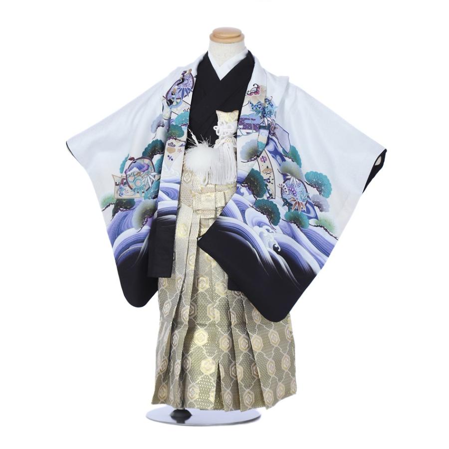 七五三レンタル 花うさぎ 3歳男児七五三AO3011/弟/兄弟衣裳/七五三着物