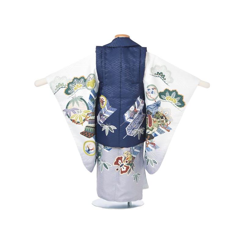 レンタル】七五三 3歳 男の子 被布 三歳 3才 子供 着物 七五三レンタル