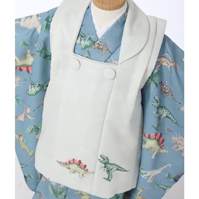 七五三用　３歳男の子　被布一式 七五三 男の子 被布セット 3才 3歳 市松 黒 鷹 販売 三才 三歳