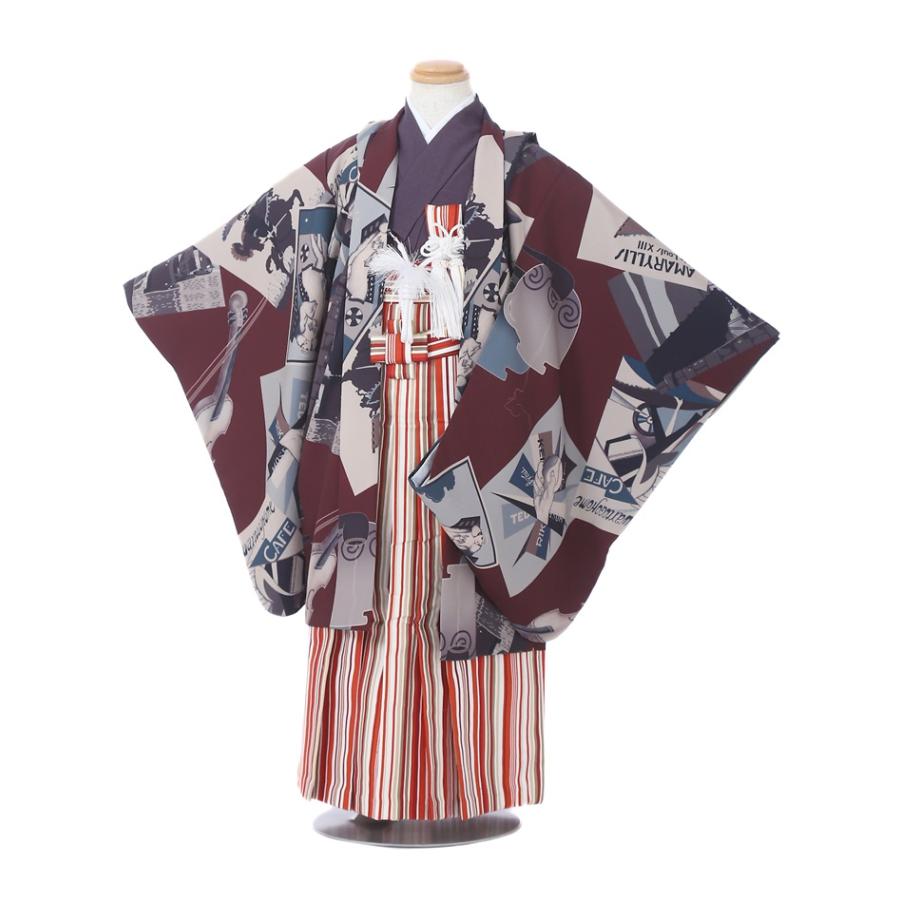 753 着物と襦袢 七五三レンタル 5歳男児七五三AO5122/七五三着物/レンタル七五三/753