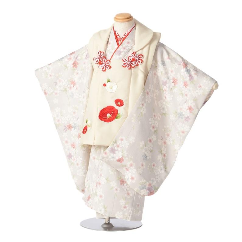七五三　三歳　被布 七五三 着物 3歳 購入 女の子 被布セット 箱なし簡易包装発送の