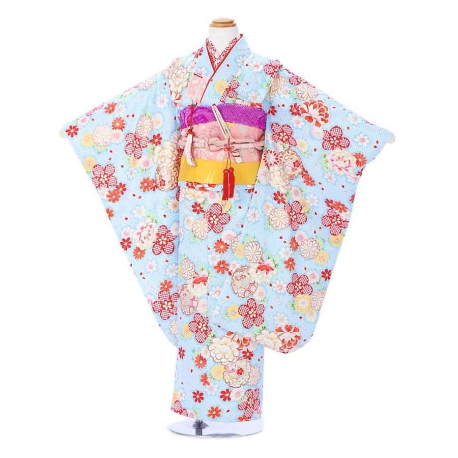 七五三レンタル 七歳女児七五三AP7120 七五三着物 女の子七五三 レンタル七五三 753レンタル 水色 七五三　れんたる ７歳 七歳 7歳女の子