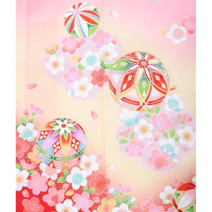 豪華友禅♡七五三　5歳から7歳　女の子　セット　一式　正絹　ピンク系 豪華友禅♡七五三 5歳から7歳 女の子 セット 一式 正絹 ピンク系