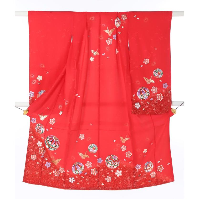 正絹 七五三レンタル 七歳女児七五三AP7143 七五三着物 753 小さめ7才