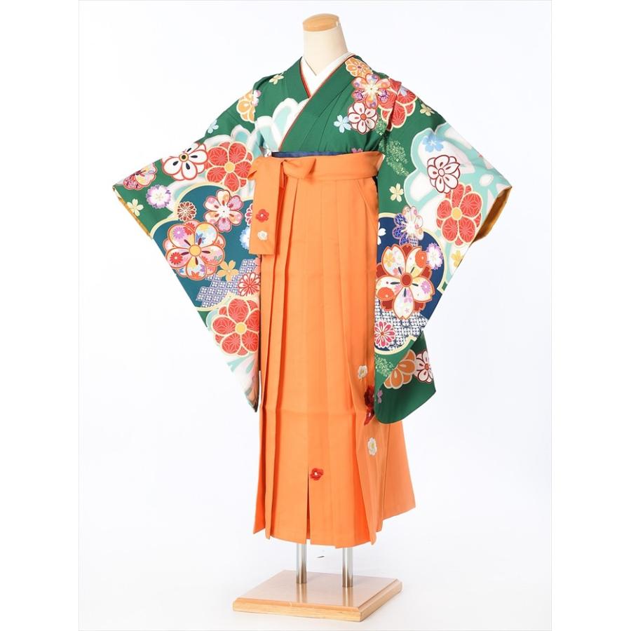 409aj77□十三参り 卒業式 アンティークジュニア着物＆袋帯□良好